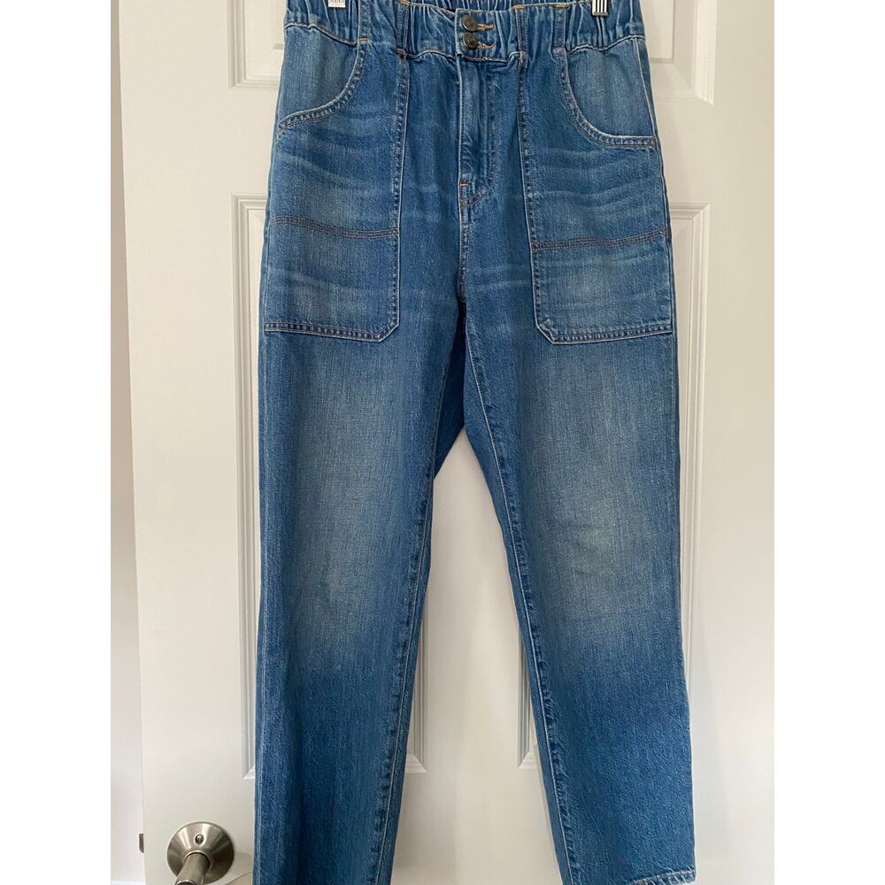 Victoria Beard Arya High Rise Straight Size 28 elastic waist